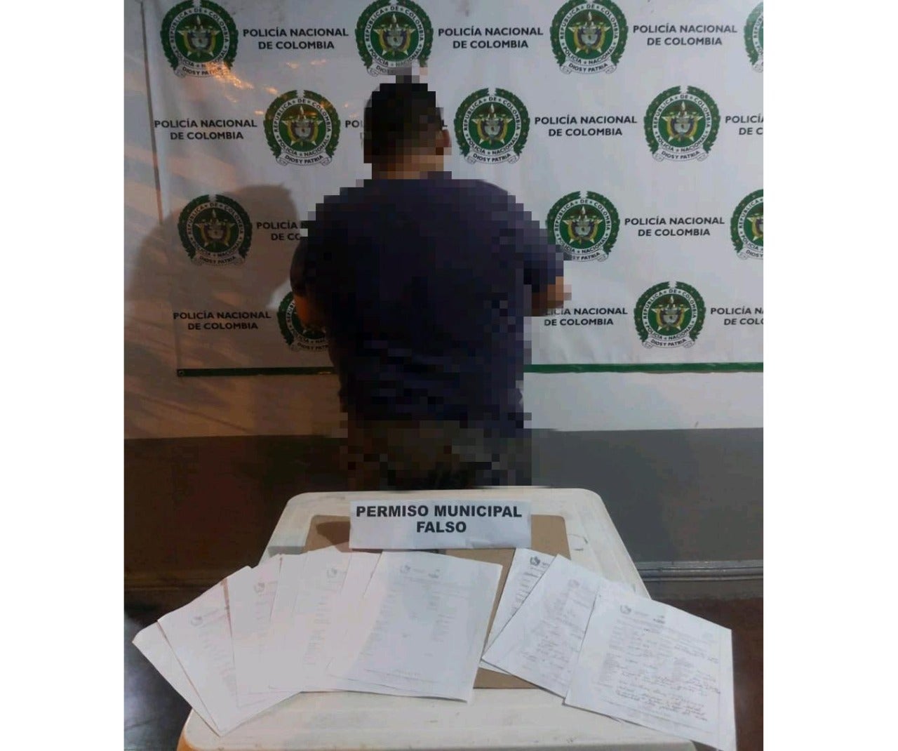 Capturado con Documento Falso