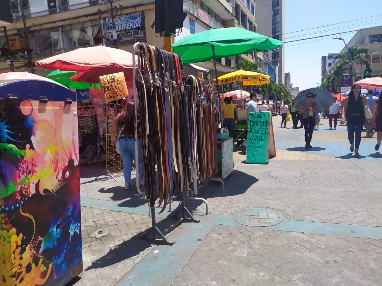 Vendedores informales de Ibagué