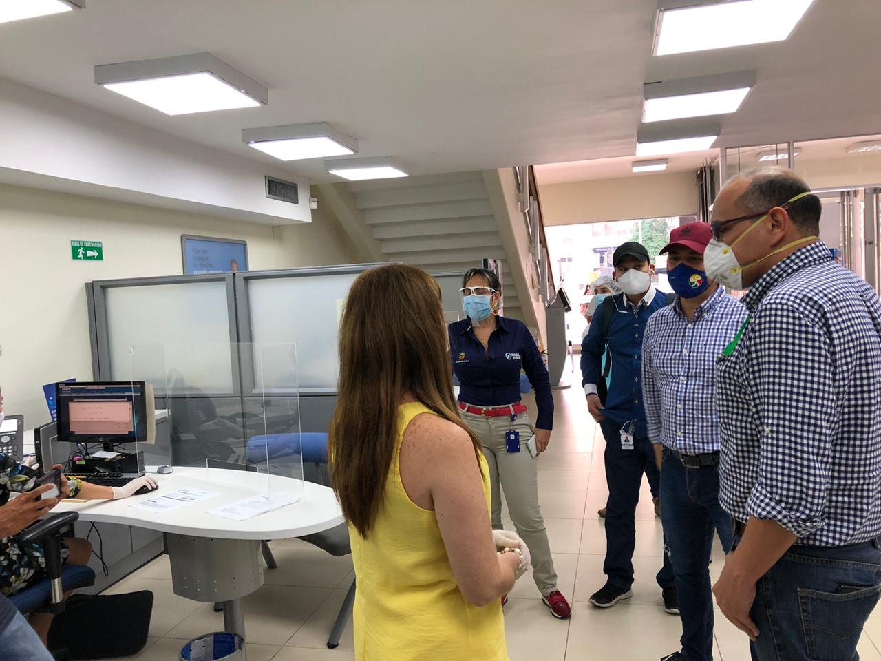 Por incumplir medidas de bioseguridad, fueron cerradas temporalmente dos sucursales bancarias