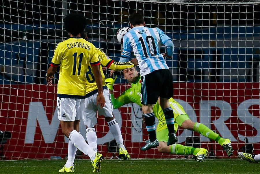David Ospina, Colombia vs Argentina