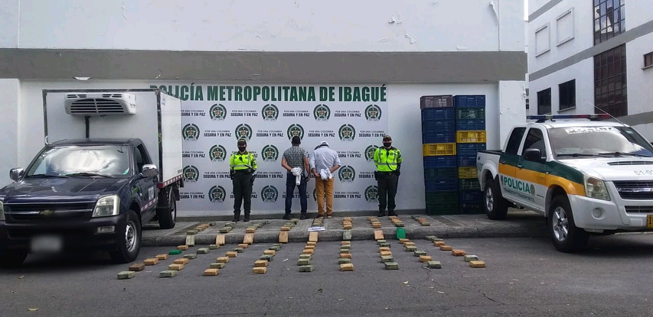 Drogas incautadas en Ibagué