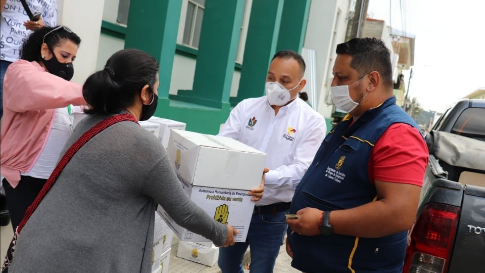 Las emergencias por la temporada de más lluvias, son atendidas por el Gobierno Departamental,