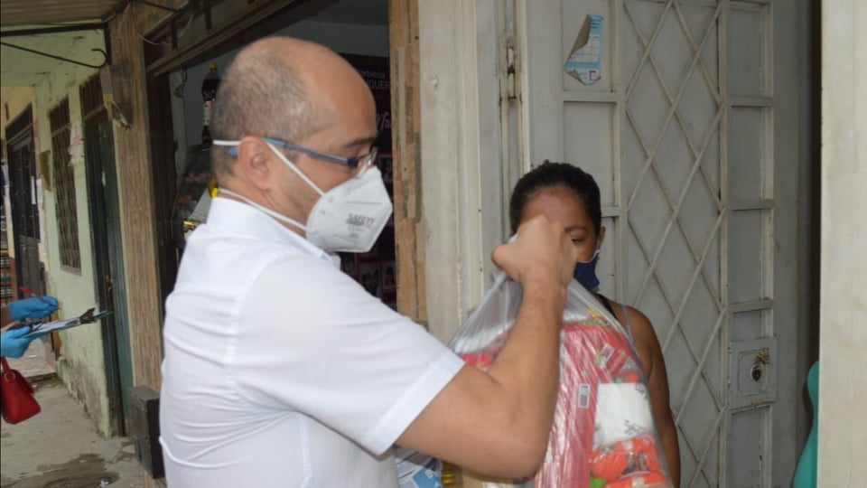 En total el gobierno departamental adquirió 105 mil kit nutricionales y de aseo