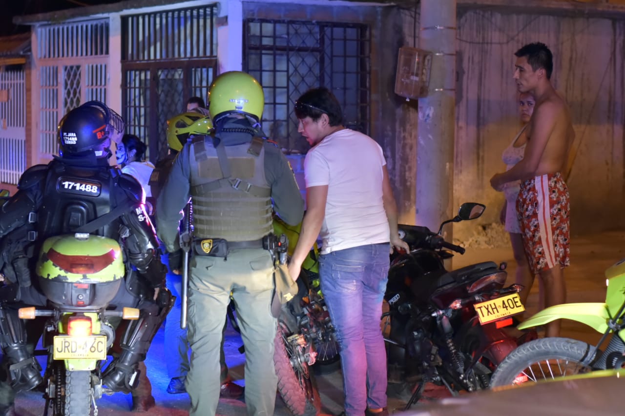 Controles de las autoridades en Ibagué