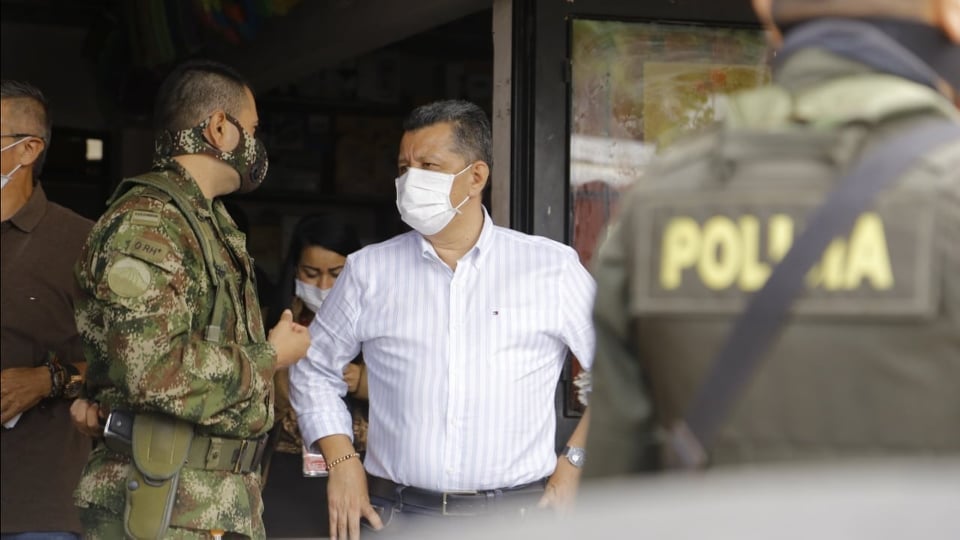 Orozco sentenció que con la fuerza pública se va dar con la captura de delincuentes que están extorsionando a los campesinos de la zona