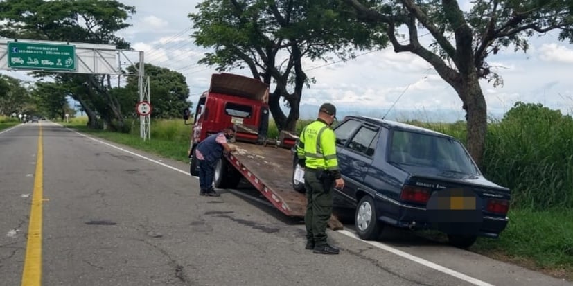 En los vehículos se encontraron personas viajando como pasajeros hacia los Departamentos de Risaralda y ​ Meta