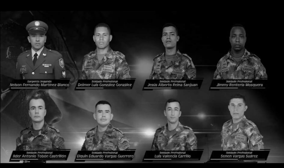 Se trata del Capitán Gelmer Sneider Vargas, natural de Alpujarra y el soldado profesional Luis Valencia Carrillo, natural de Villahermosa