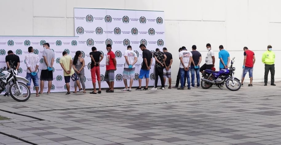 Se capturaron 19 personas por los delitos de concierto para delinquir, tráfico de estupefacientes y delito conexo al homicidio