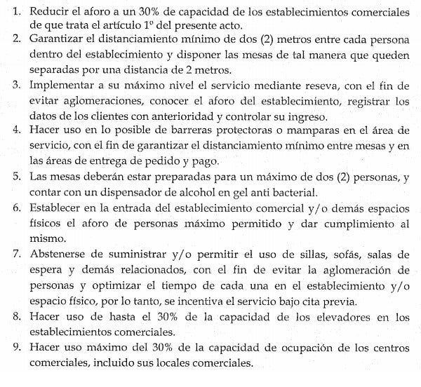 Distanciamiento físico en restaurantes 1