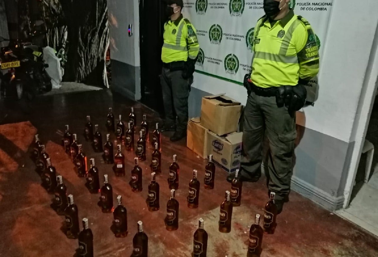 Incautan whisky en el Tolima