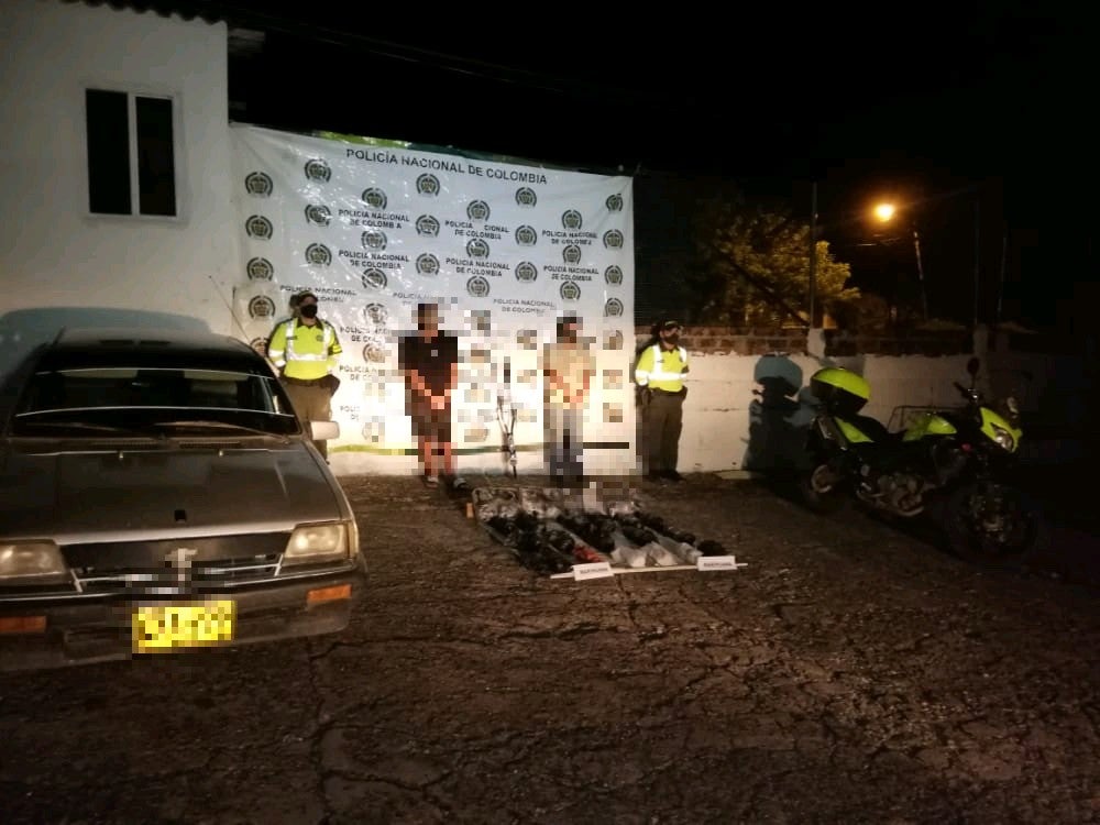 Narcocarro en Saldaña