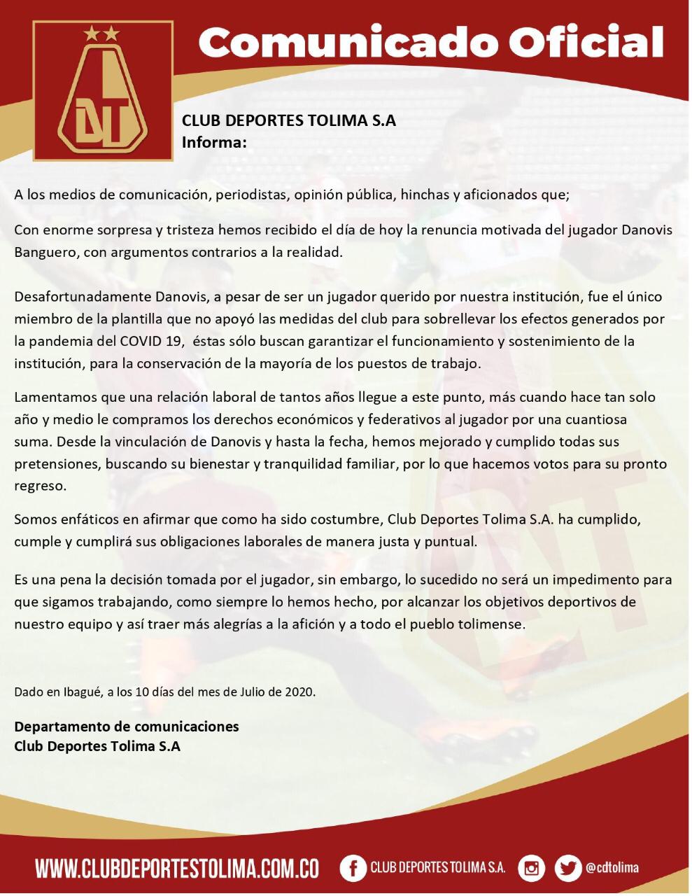 Comunicado de Prensa