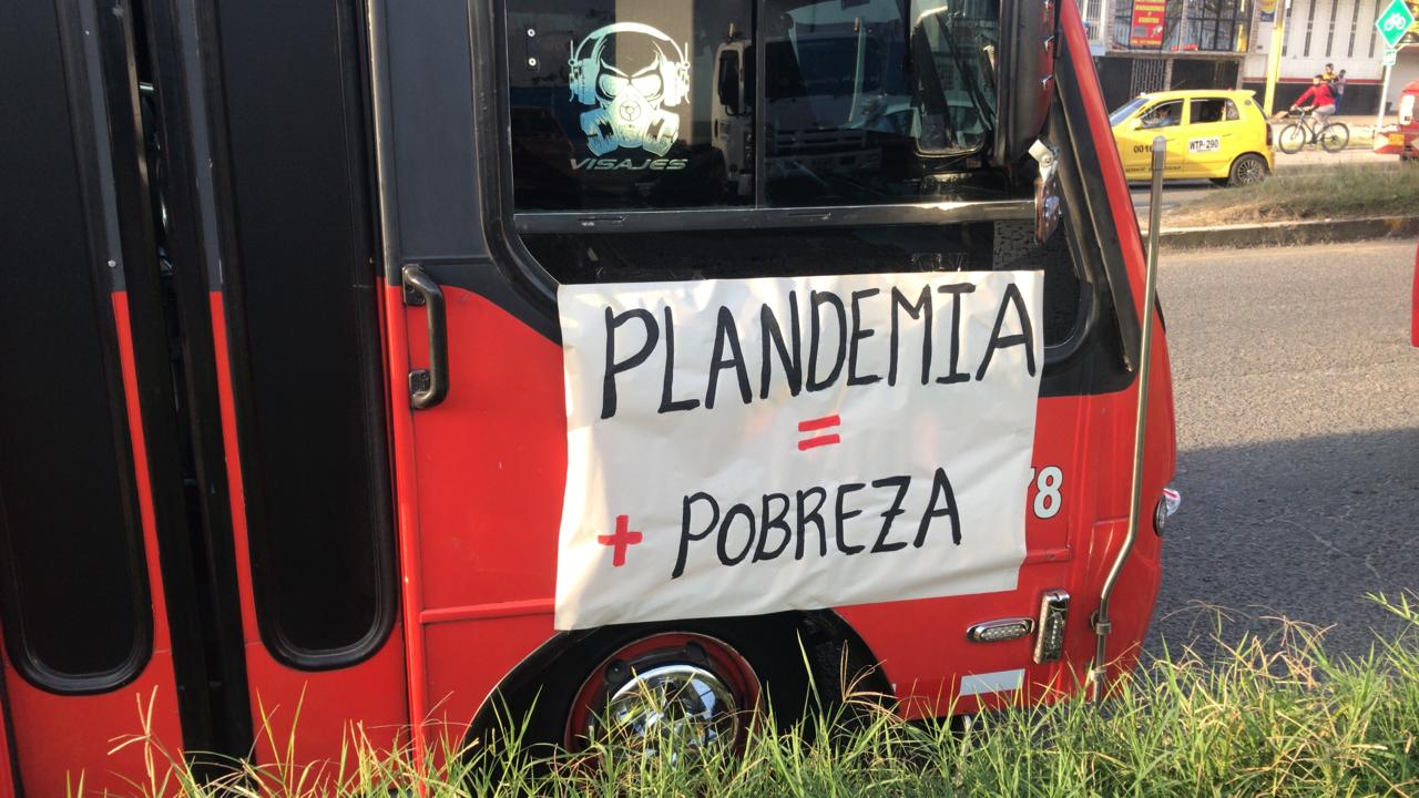 Paro de transporte público en Ibagué
