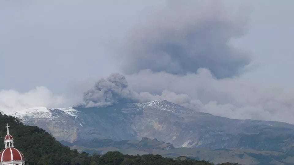 Nvado del Ruiz en actividad