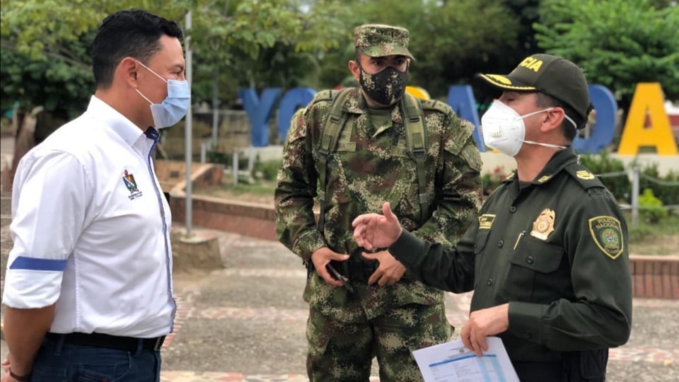 Se coordinó adoptar acciones junto a la alcaldía para dar con la captura de los presuntos responsables del hecho