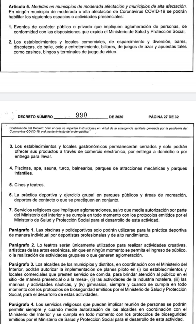 Decreto Presidencial 990