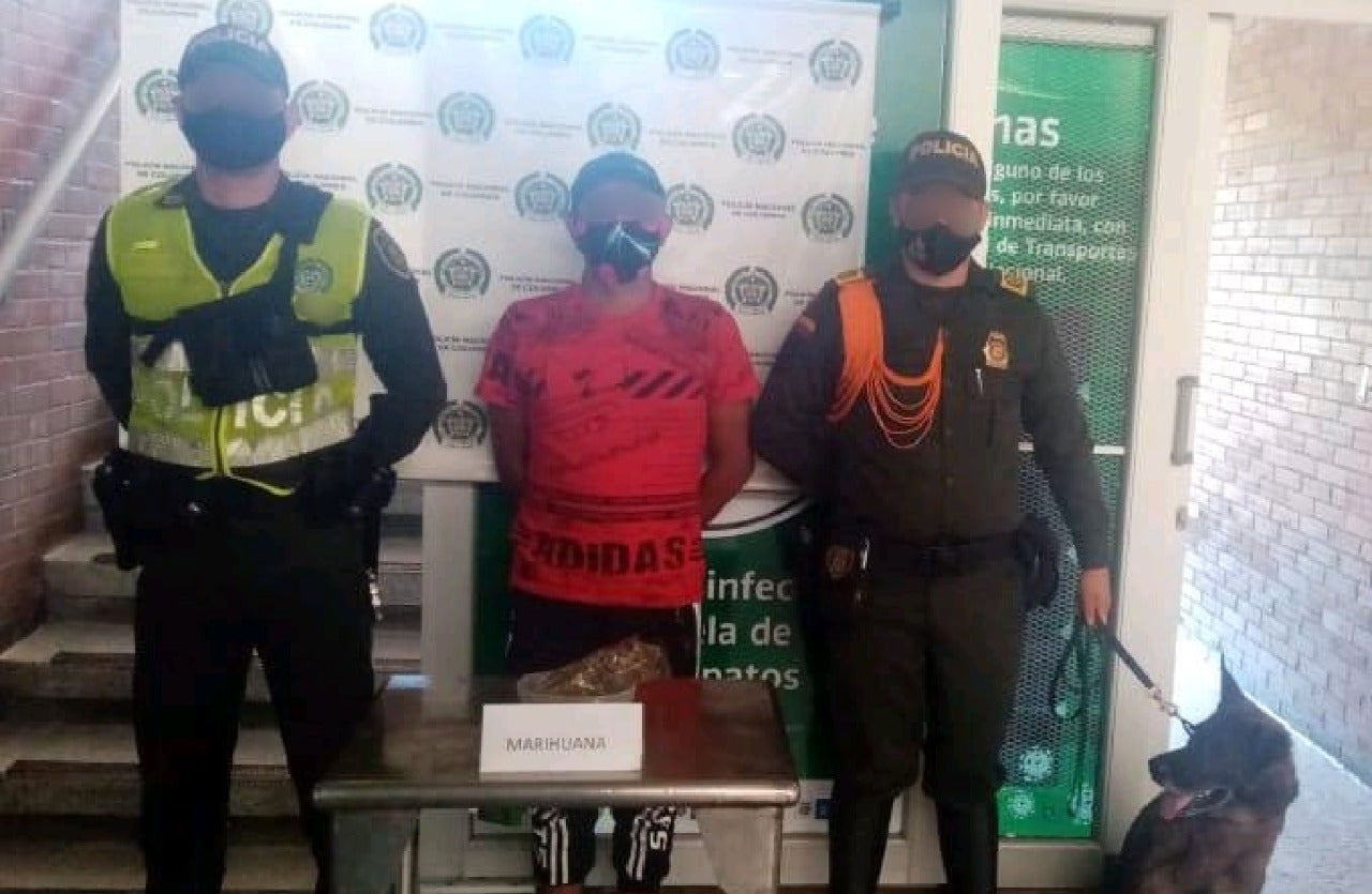 Hombre con Marihuana en Ibagué