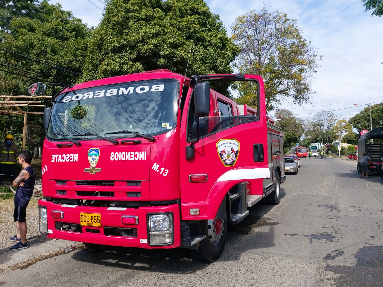 Incendio en el Salado