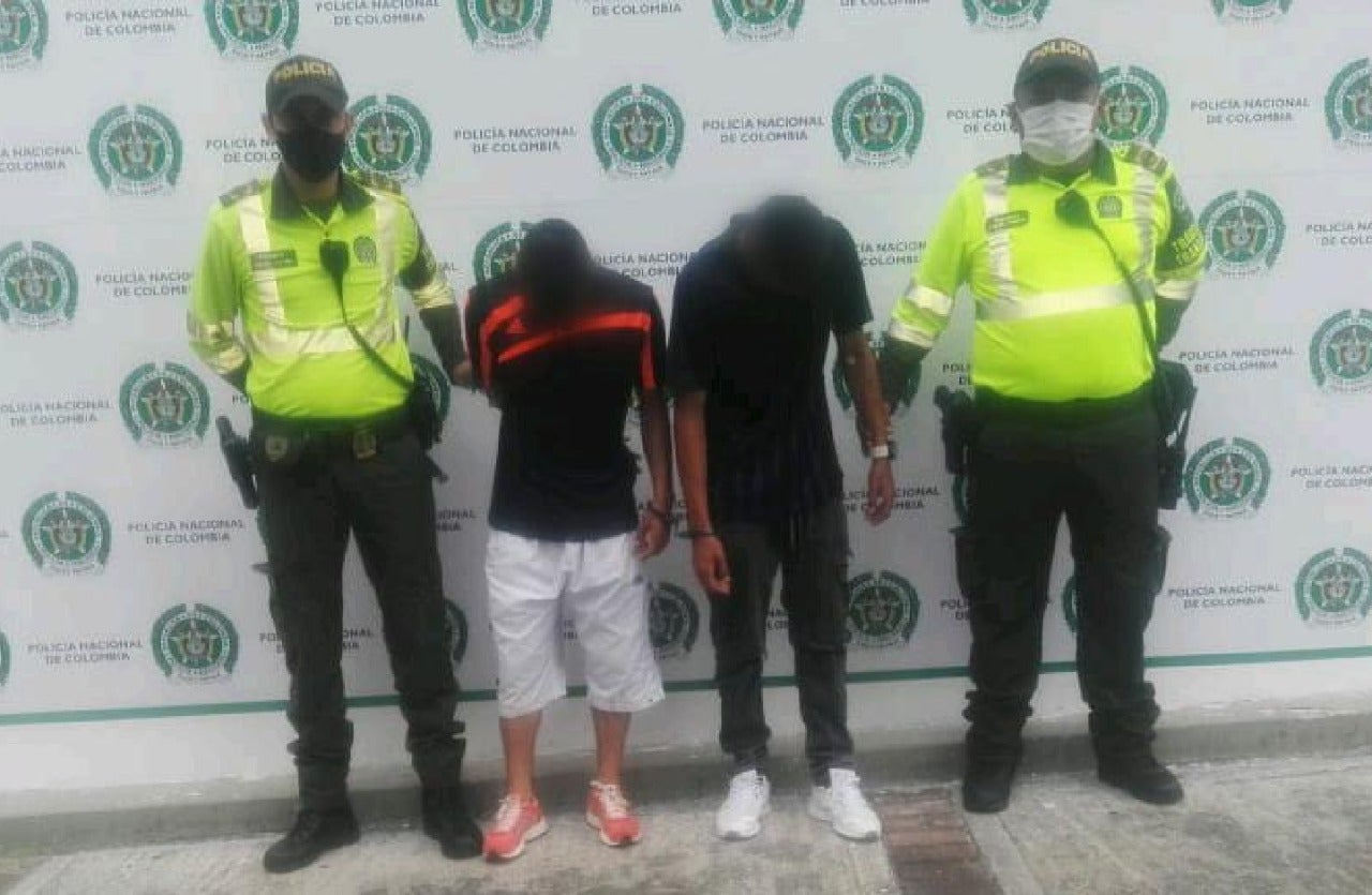 Ladrones capturados en Ibagué