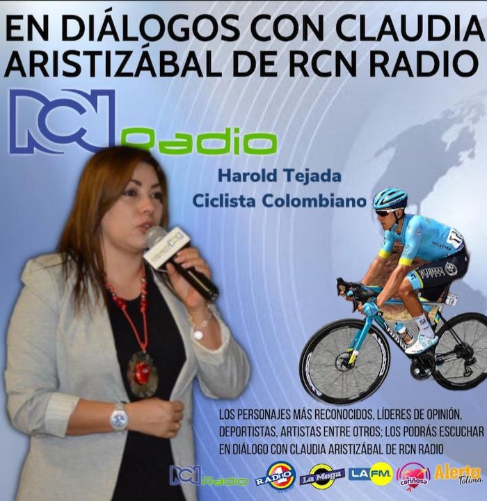 Harold Tejada, Cilcista Huilense Invitado en Diálogos con Claudia Aristizábal