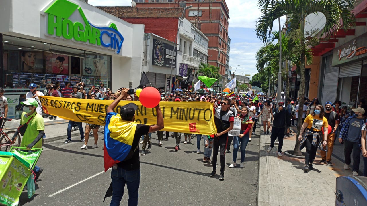 Marchas en Ibagué