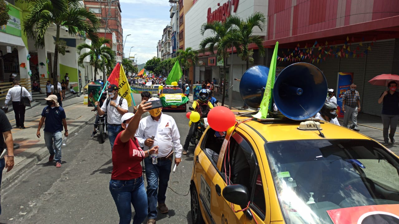 Marchas en Ibagué