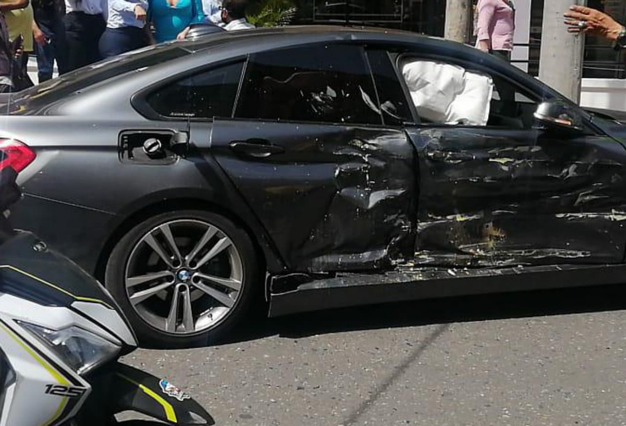 Accidente en el centro de Ibagué