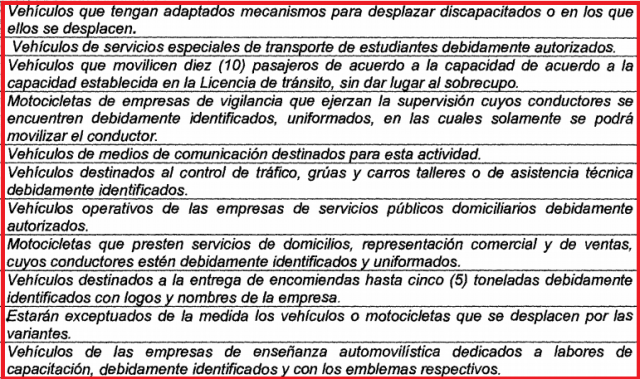 Día sin carro y sin moto en Ibagué