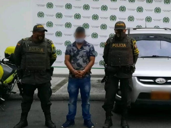 El automotor estaba reportado como hurtado en la ciudad de Cali – Valle del Cauca