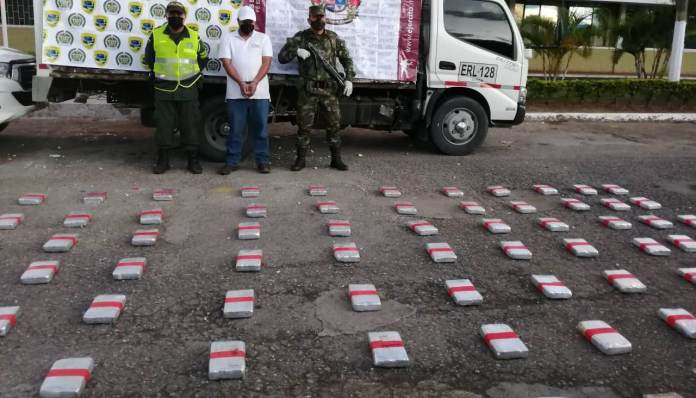 225 kilos de coca fueron incautados en la vía Mocoa – Pitalito