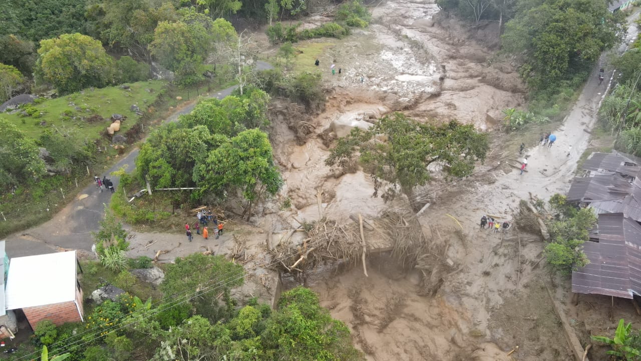 Fuertes lluvias en Huila