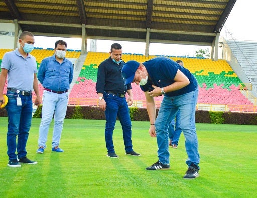 Visita estadio Murillo Toro - Conmebol