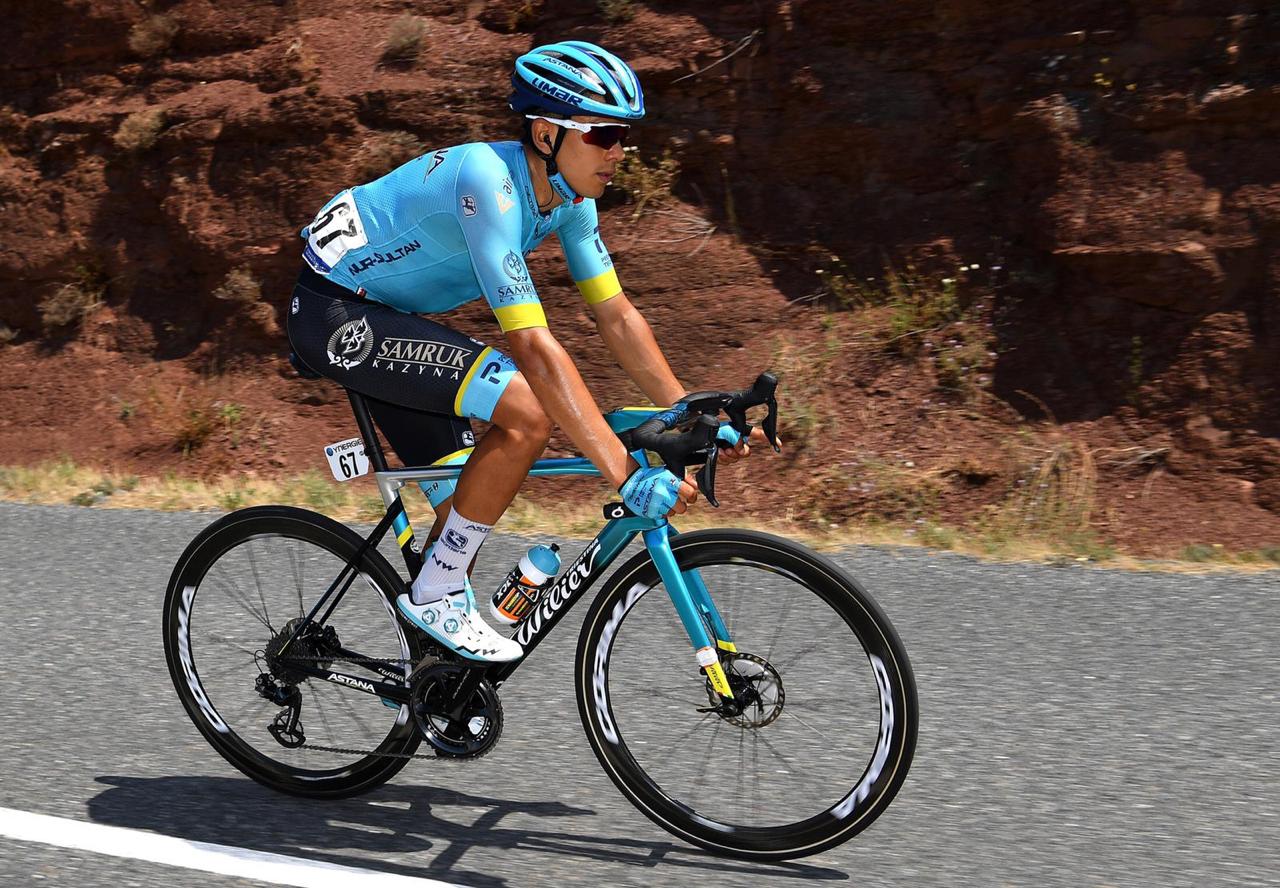 el ciclista Harold Tejada