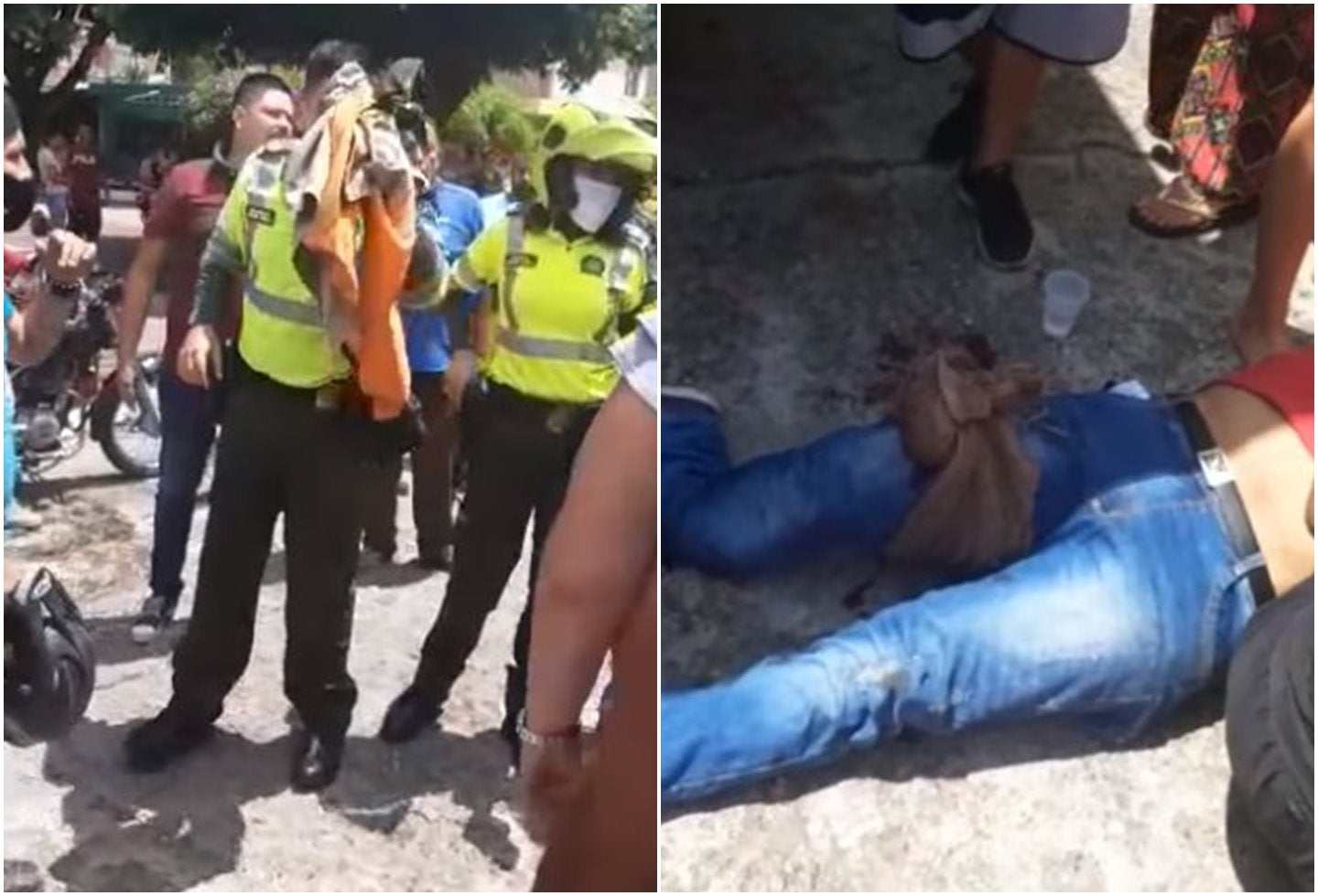 Apuñalaron a dos policías en medio de procedimiento en Mariquita