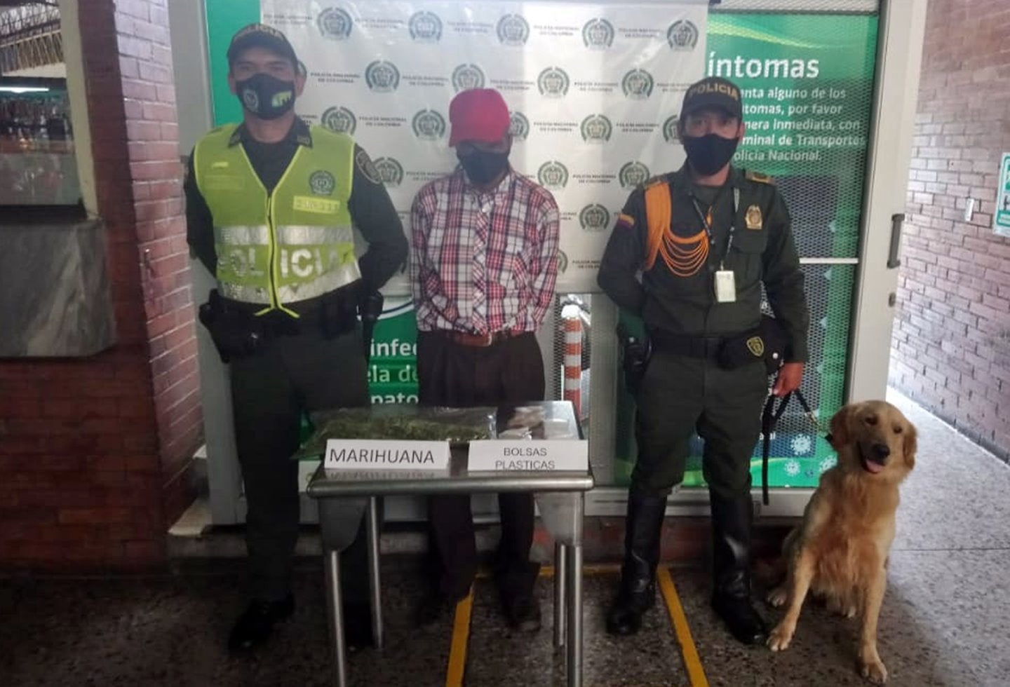 Capturado con 270 gramos de marihuana en la Terminal de Ibagué