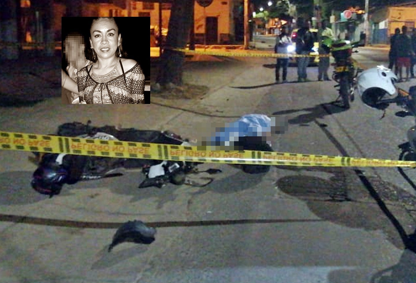 Madre e hija chocaron en su moto contra un árbol en la vía al Salado