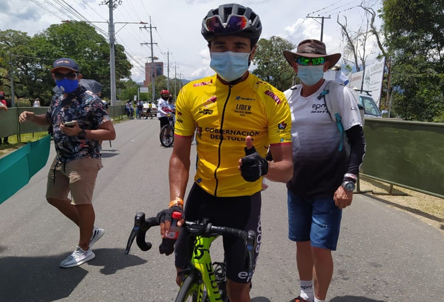Aldemar Reyes, ganador de La Vuelta al Tolima 2020