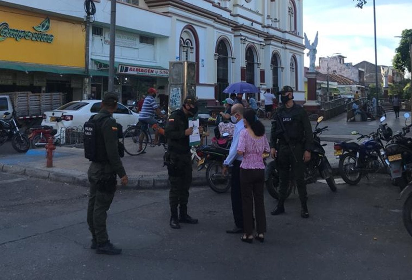 Con campaña anti-extorsiva llegó el Gaula de la Policía a El Espinal