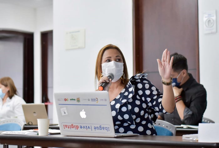Jenny Caolina Mesa Peña, secretaria de Educación de Ibagué