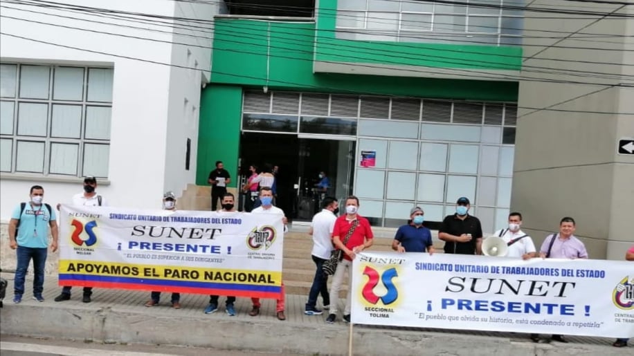 Una de las situaciones de persecución sindical se estaría presentando con el Presidente de la subdirectiva Sunet Melgar Jaime Cardona