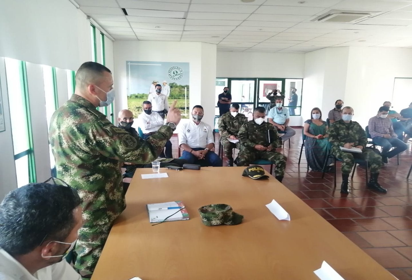 Taller de seguridad con agricultores del Tolima