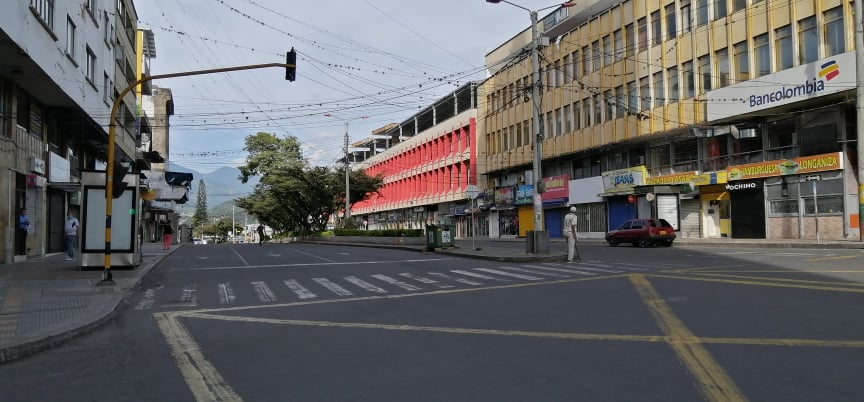 Toque de queda en Ibagué.