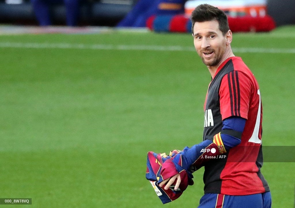 Lionel Messi - homenaje a Maradona