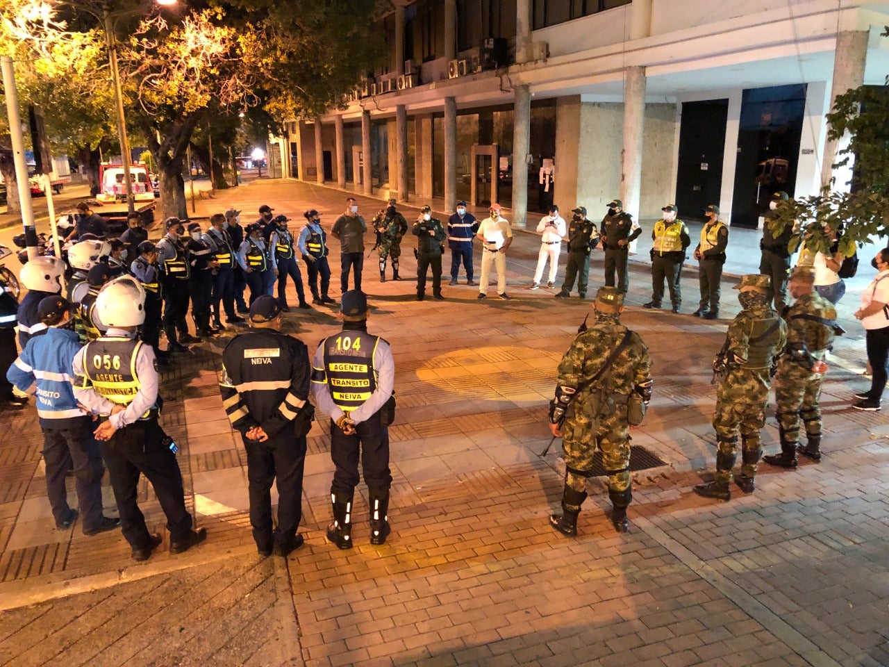 Patrulla anticovid Neiva