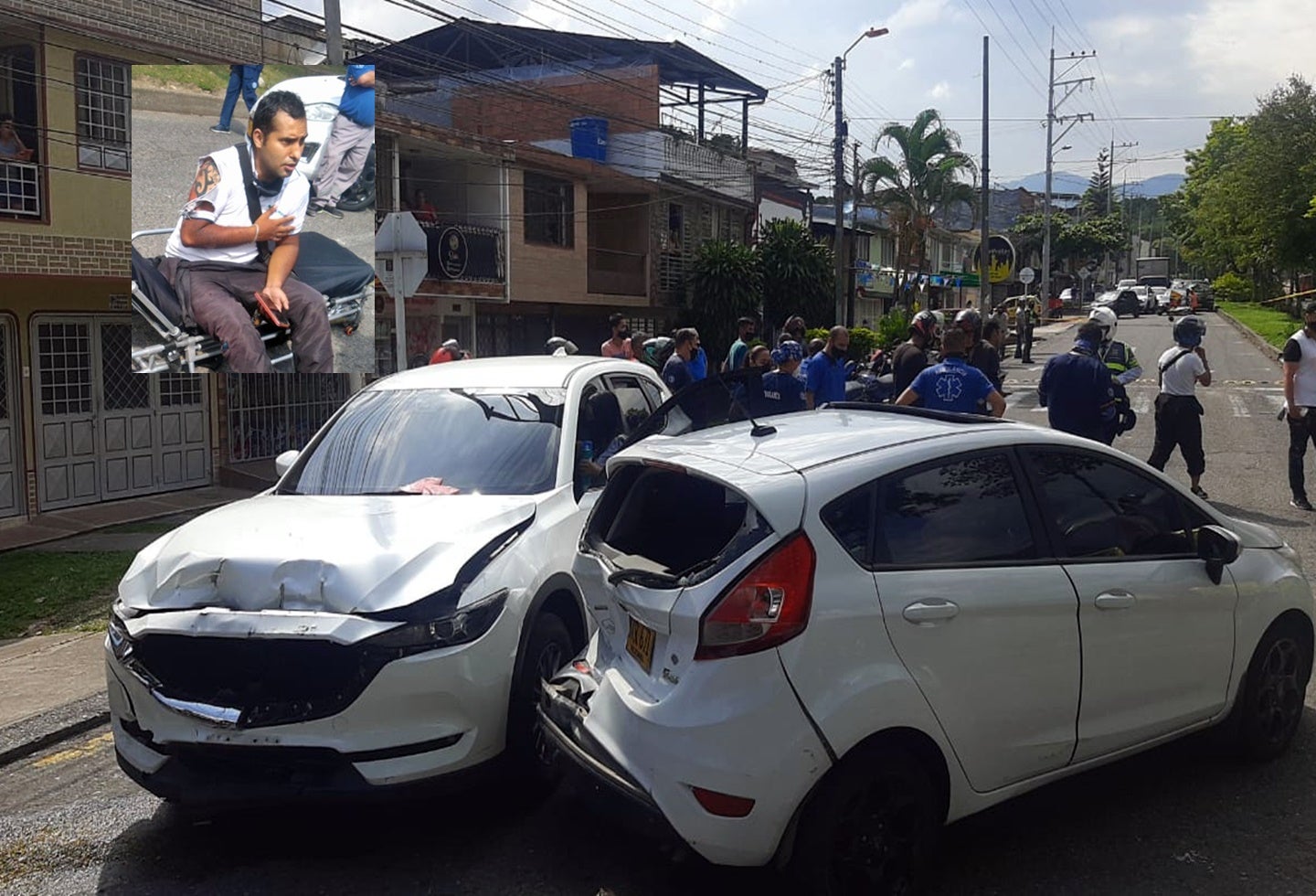 Domiciliario fue arrollado por conductora inexperta en inmediaciones de la glorieta del Vergel