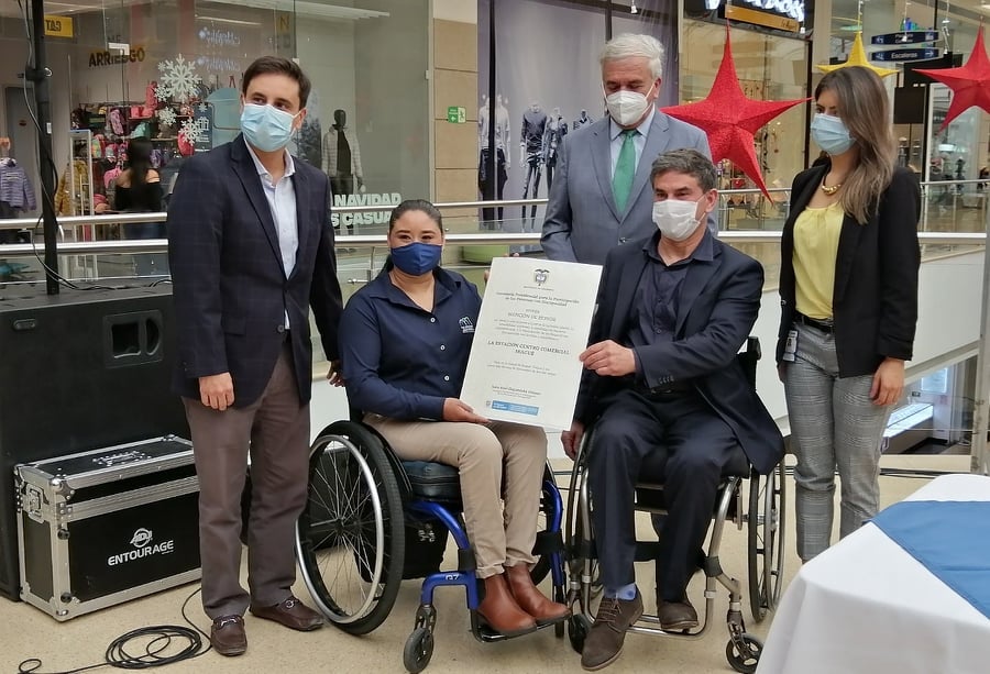 El evento contó con la presencia del constructor Rafael Augusto Salazar, artífice del Centro Comercial la Estación de Ibagué