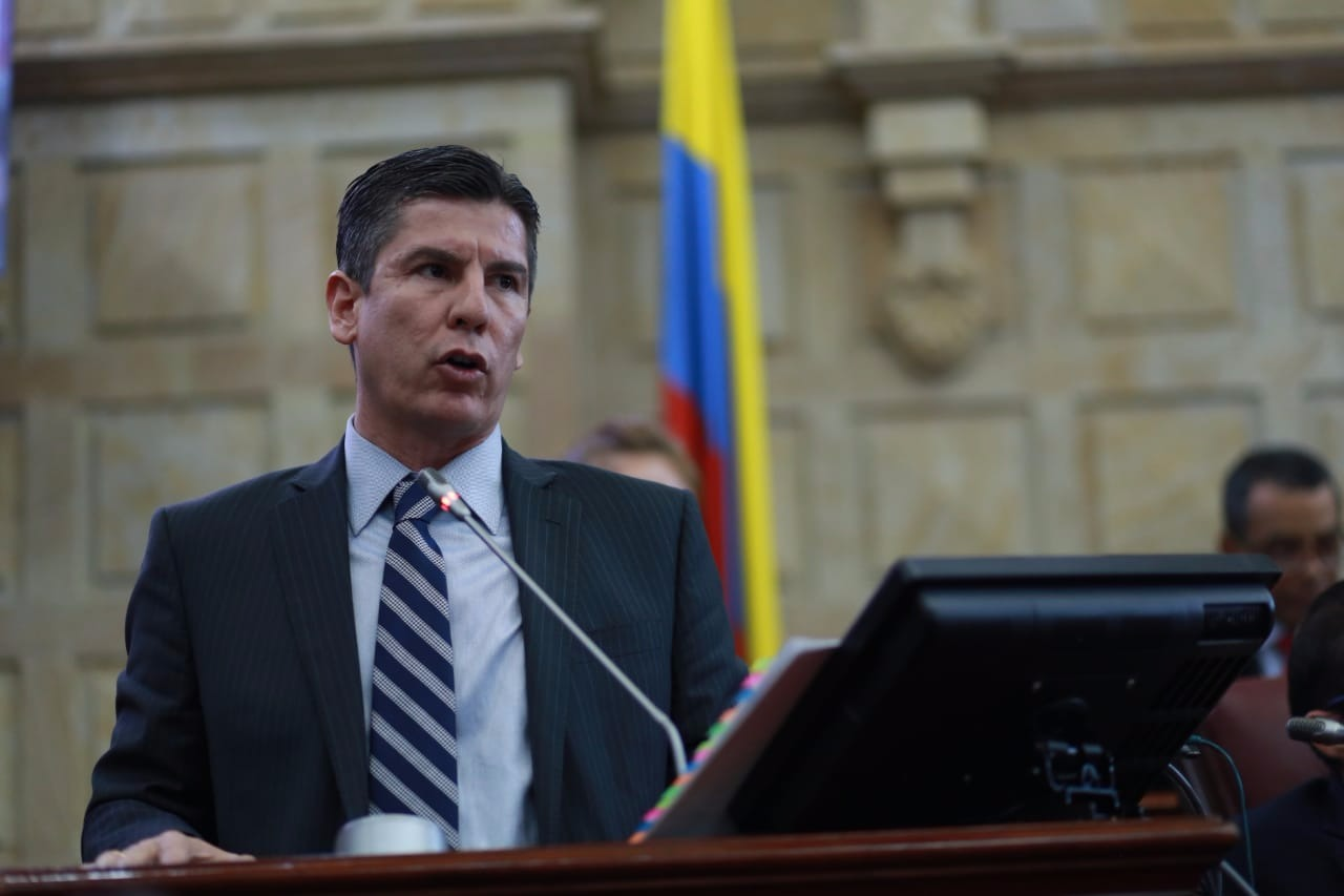 Ricardo Ferro, quien aparece en la gráfica de los representantes a la Cámara más destacados en la última legislatura