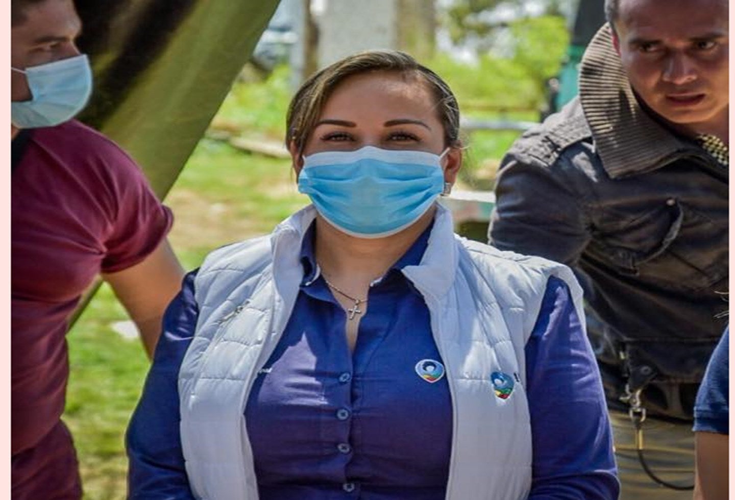 Jhoana Ximena Aranda, secretaria de Salud de Ibagué con tapabocas
