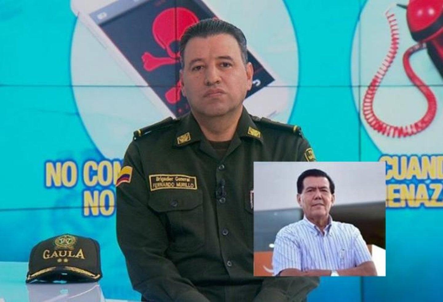 El general Murillo envía un saludo de condolencia por la muerte de Carlos Alvarado