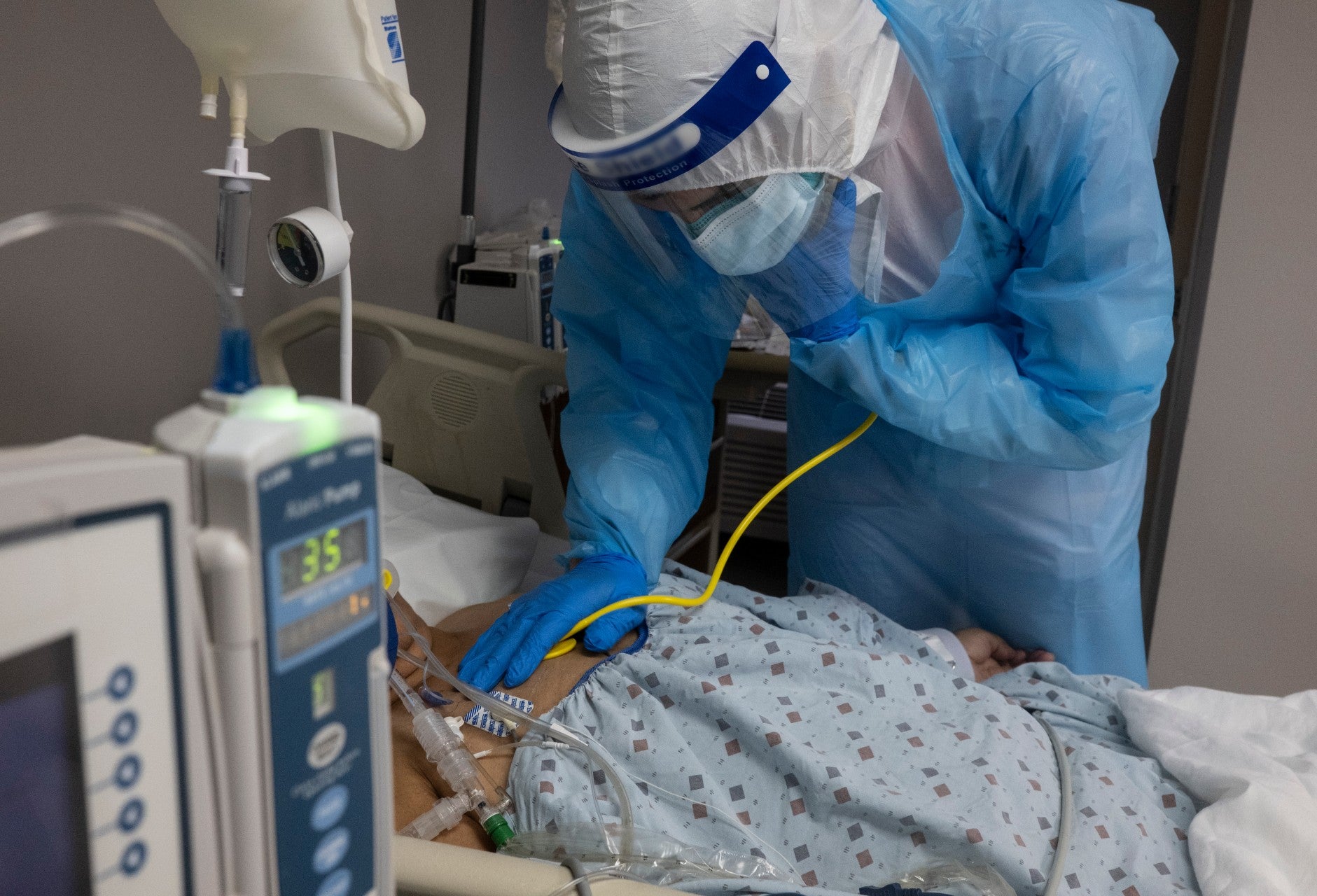 Pacientes contagiados de coronavirus